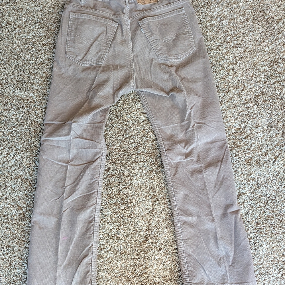 Levi's Classic Tan Corduroy Pants - Men's 517 - Size 36/30